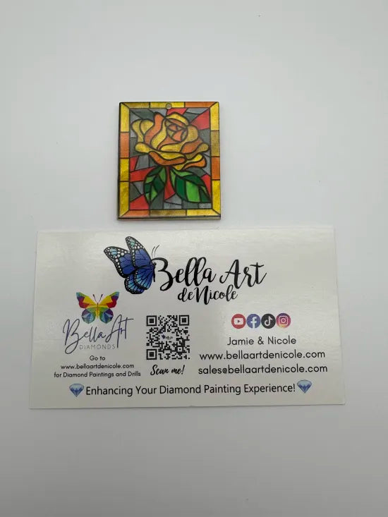 Cute Flower Stain Glass Coverminders