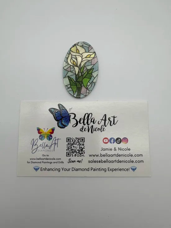 Cute Flower Stain Glass Coverminders
