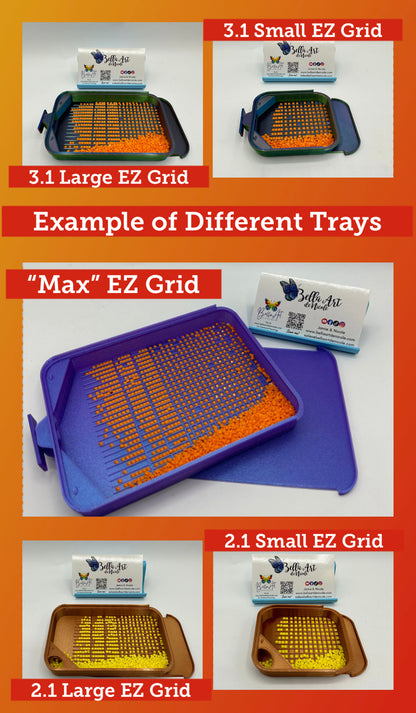 NEW LIMITED Edition 2 Item Series of Awareness Ribbon Diamond Painting Stackable Drill Trays + Matching Ribbon Coverminder