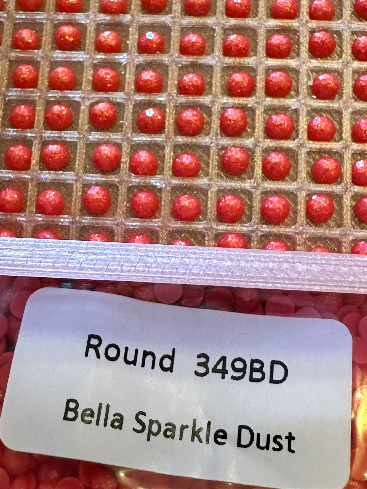 NEW Round Bella Sparkle Dust Diamond Painting Drills in 10 gram bags