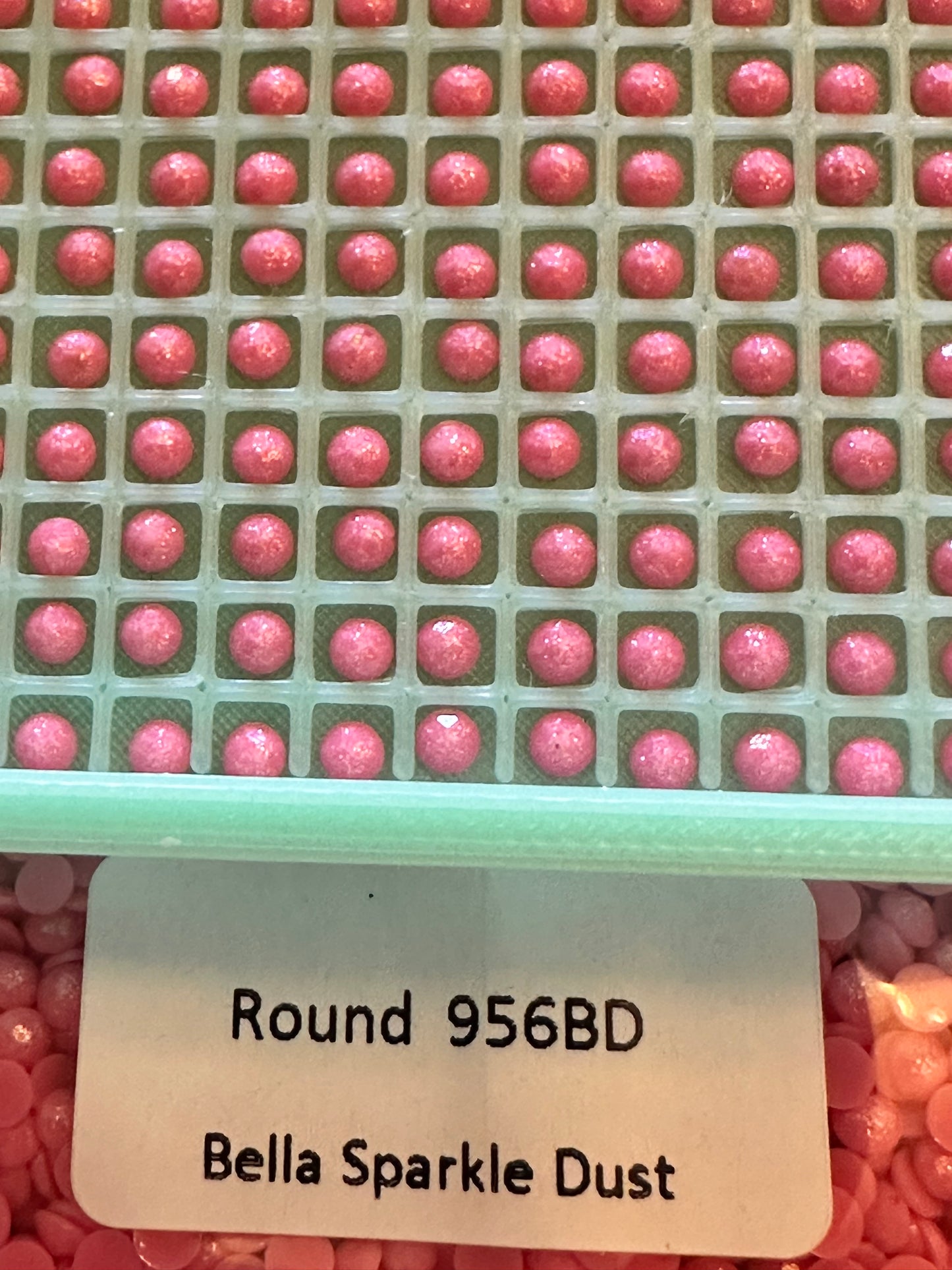 Round Bella Sparkle Dust Diamond Painting Drills in 10 gram bags