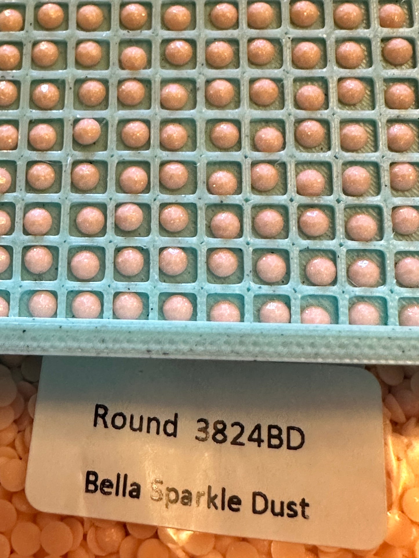 Round Bella Sparkle Dust Diamond Painting Drills in 10 gram bags