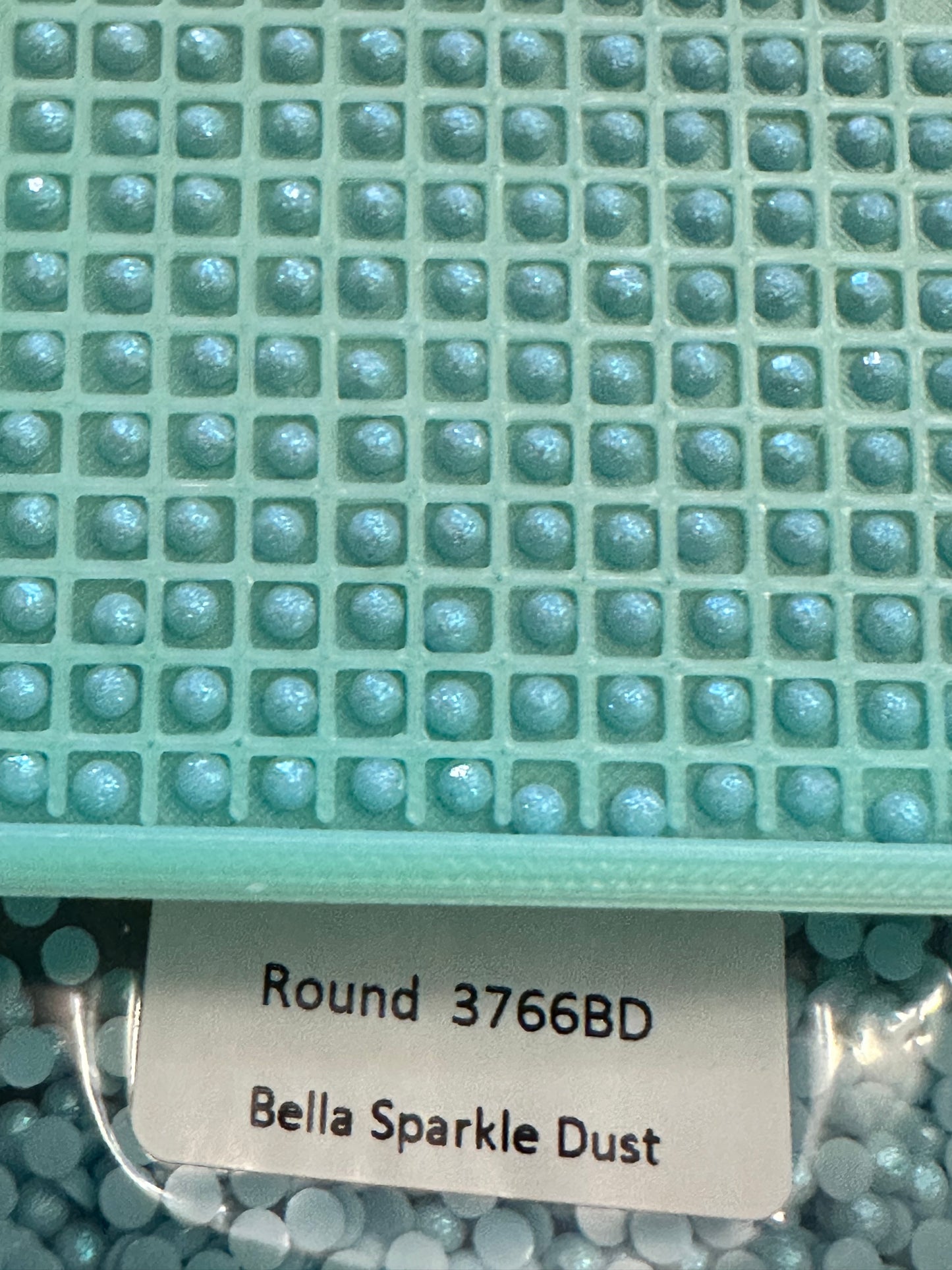Round Bella Sparkle Dust Diamond Painting Drills in 10 gram bags