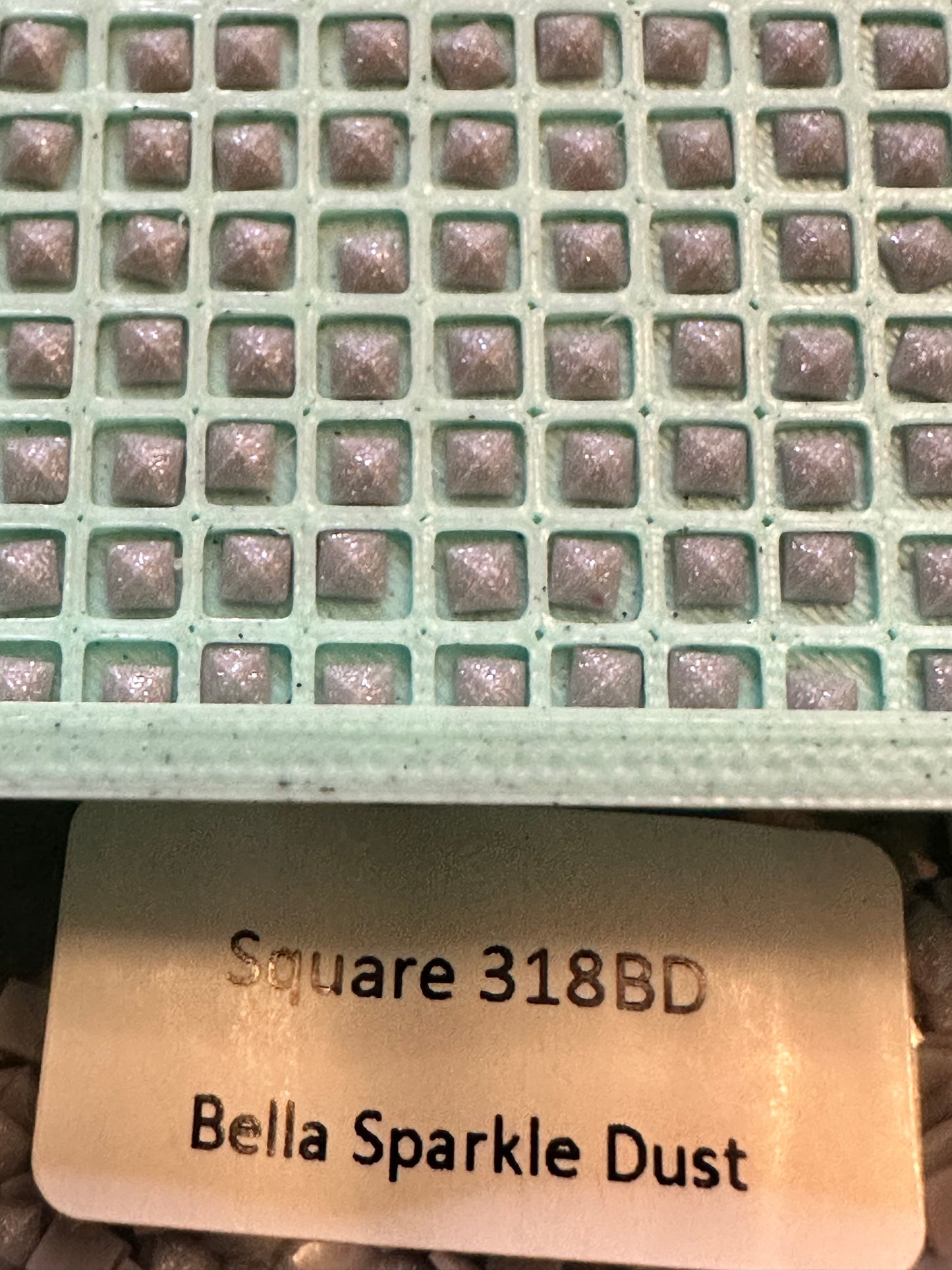 Square Bella Sparkle Dust Diamond Painting Drills in 10 gram bags