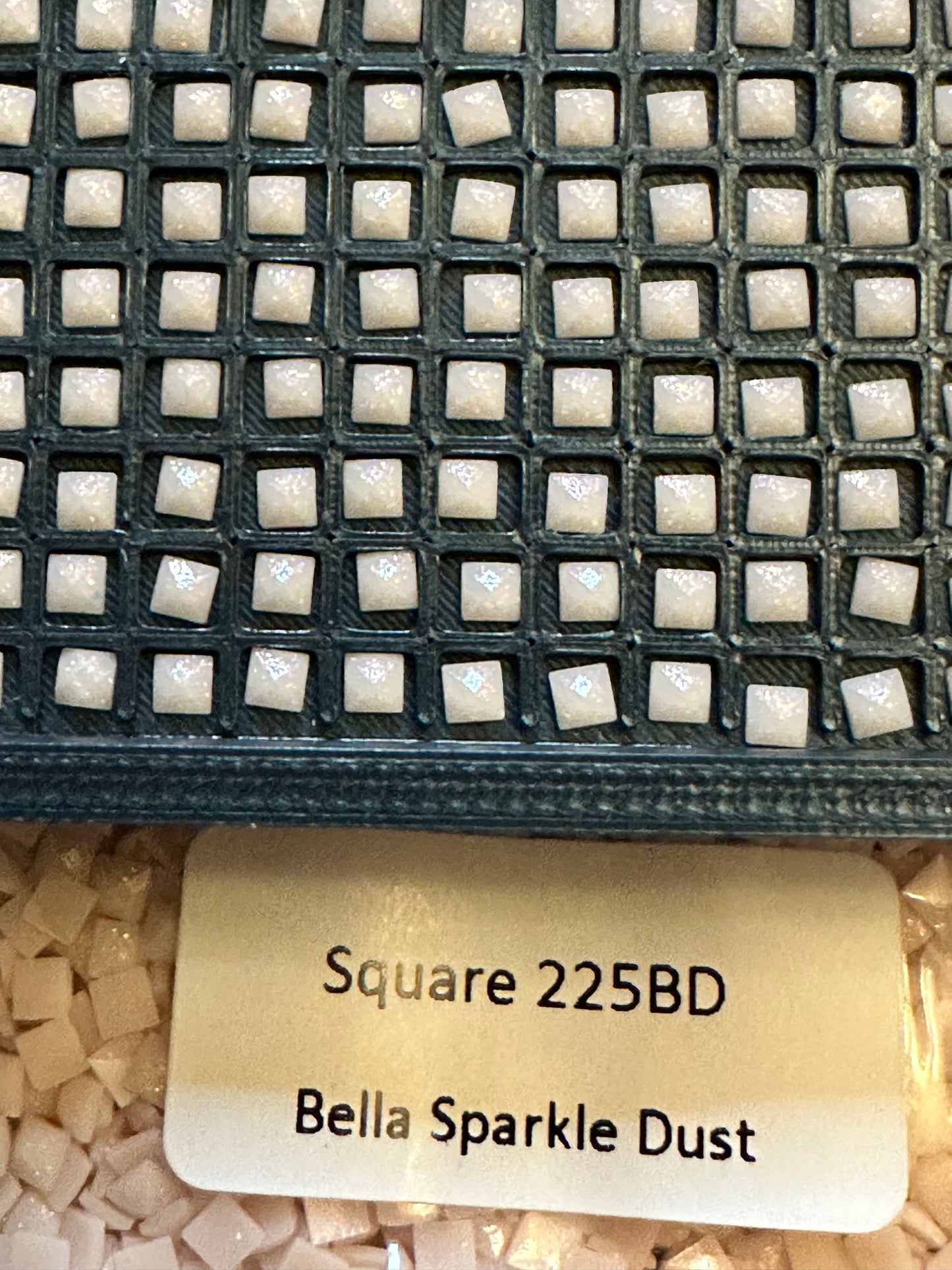 Square Bella Sparkle Dust Diamond Painting Drills in 10 gram bags