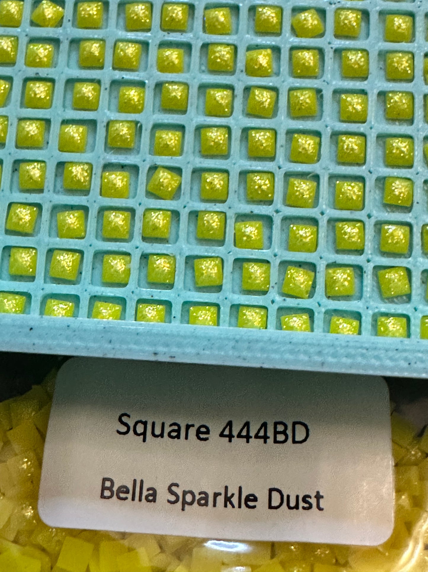 Square Bella Sparkle Dust Diamond Painting Drills in 10 gram bags