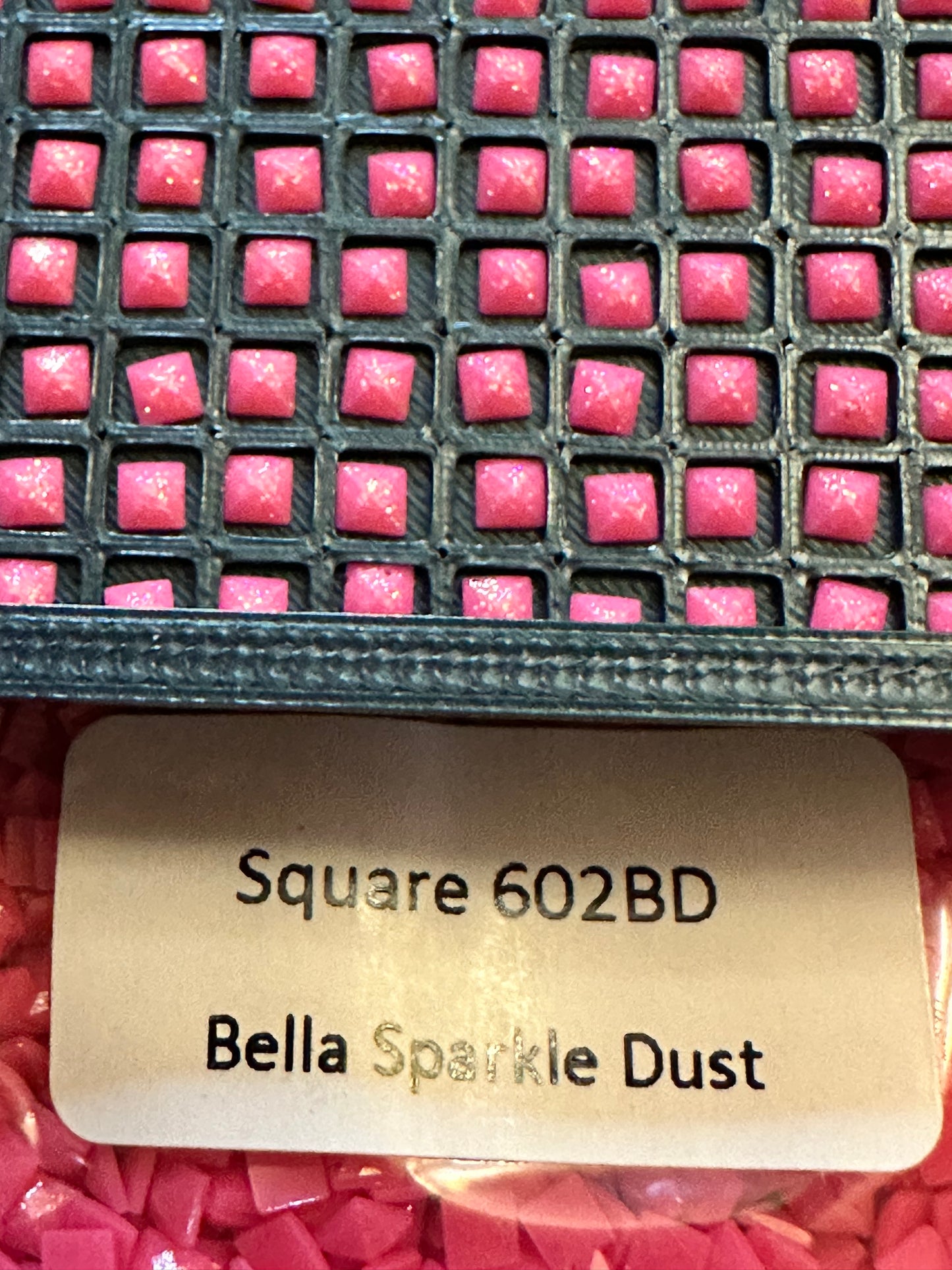 Square Bella Sparkle Dust Diamond Painting Drills in 10 gram bags