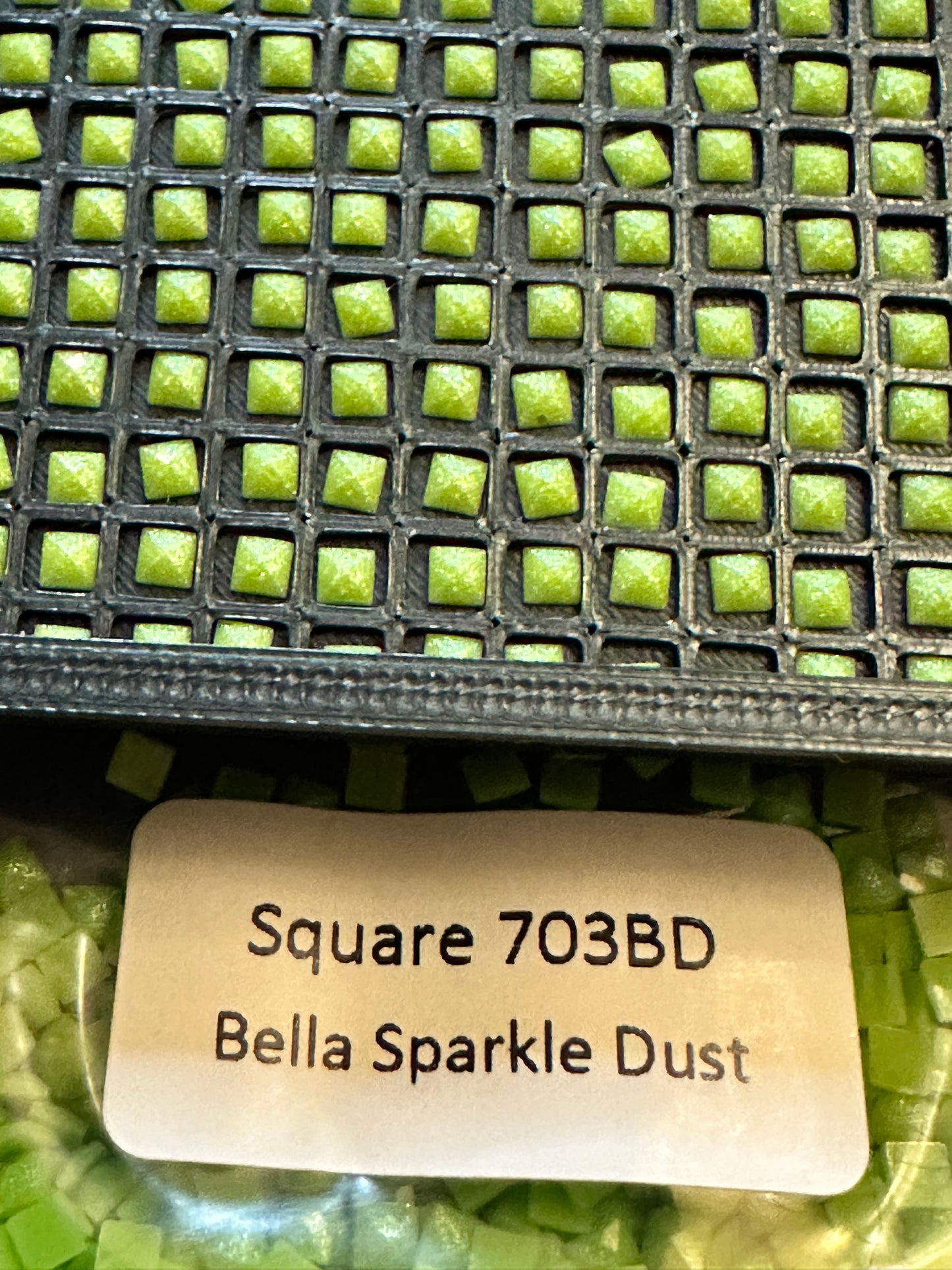 Square Bella Sparkle Dust Diamond Painting Drills in 10 gram bags