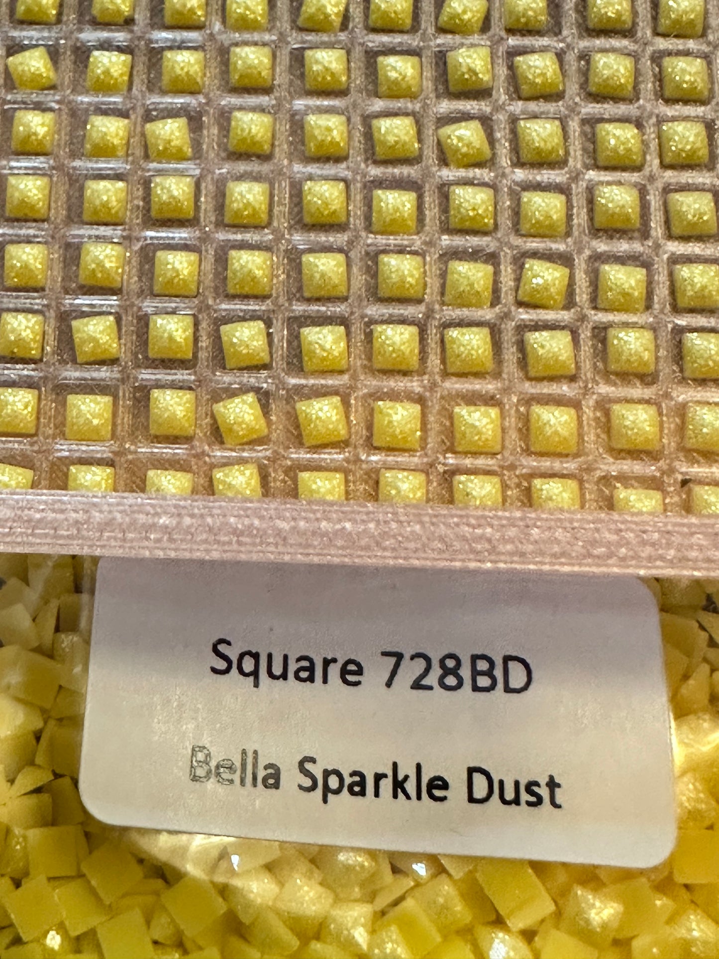 Square Bella Sparkle Dust Diamond Painting Drills in 10 gram bags