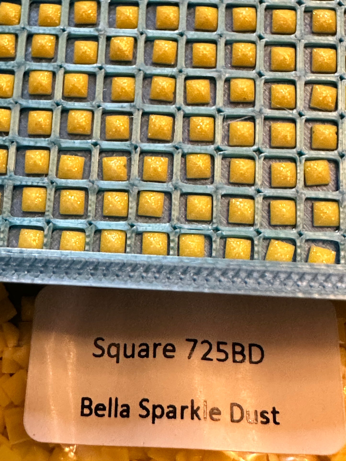 Square Bella Sparkle Dust Diamond Painting Drills in 10 gram bags