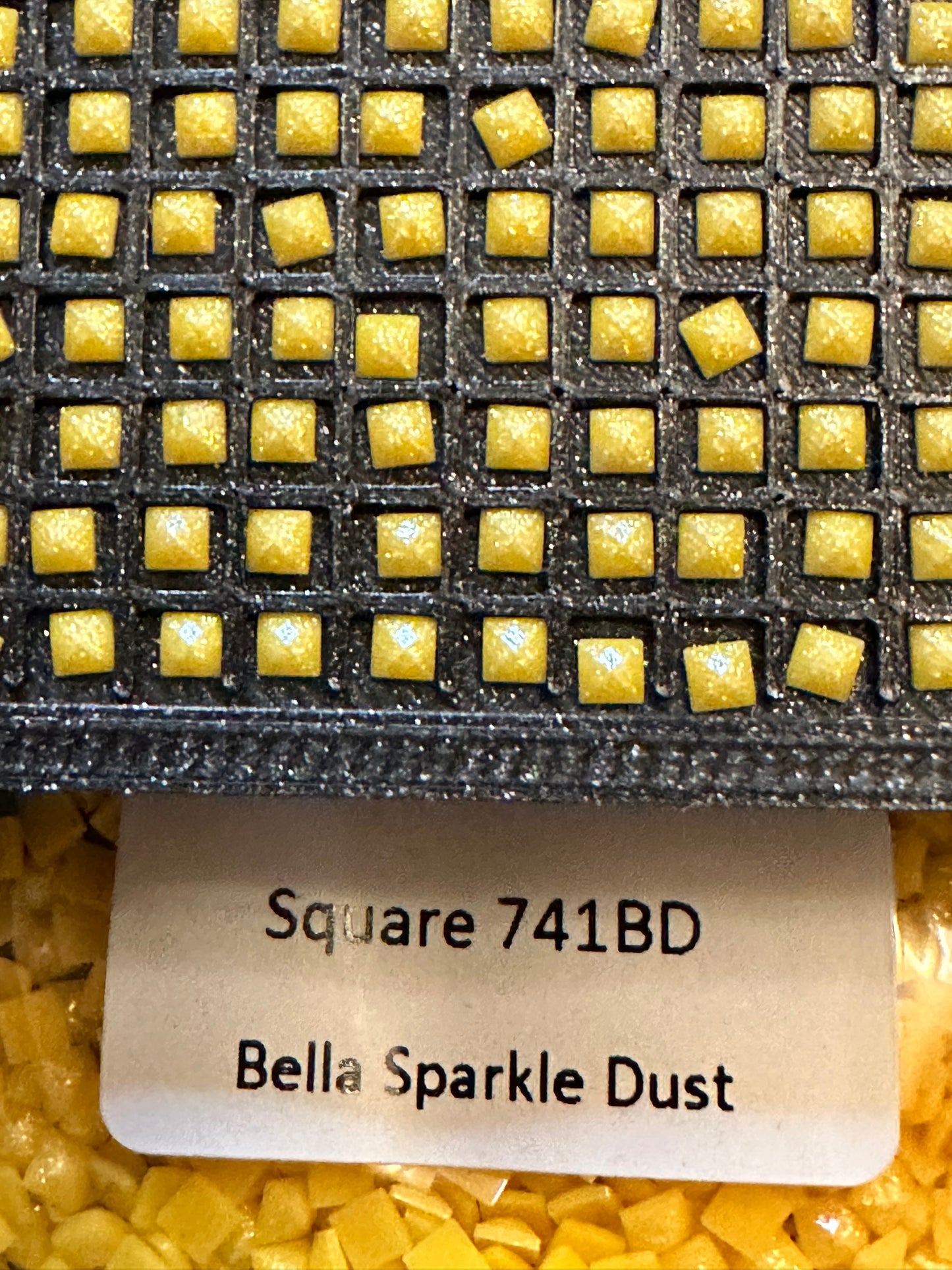 Square Bella Sparkle Dust Diamond Painting Drills in 10 gram bags
