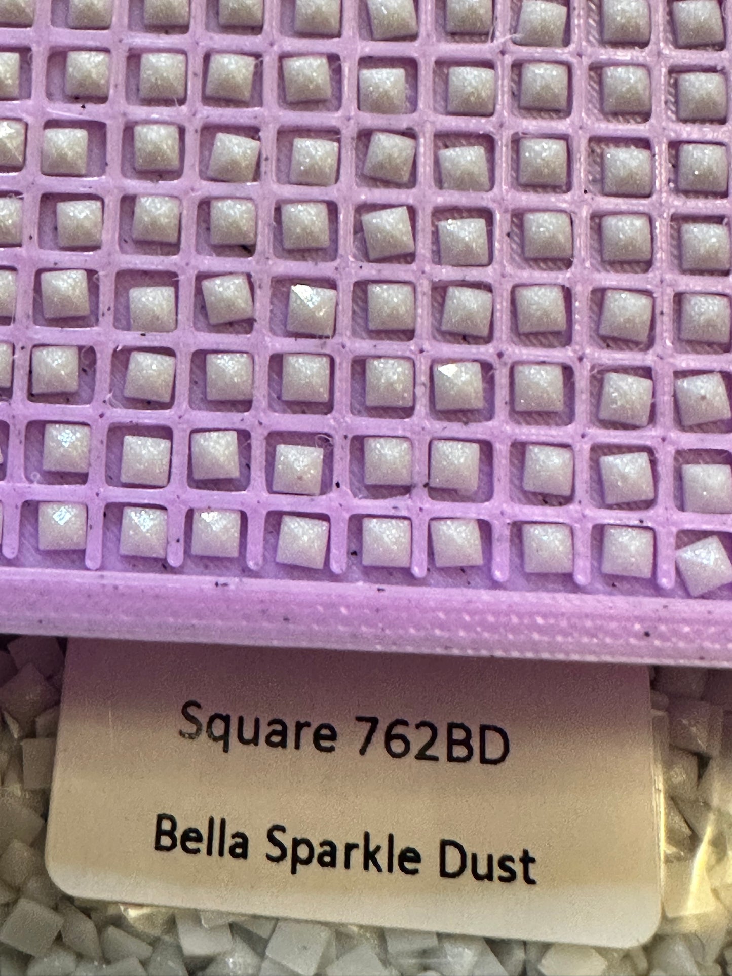 Square Bella Sparkle Dust Diamond Painting Drills in 10 gram bags