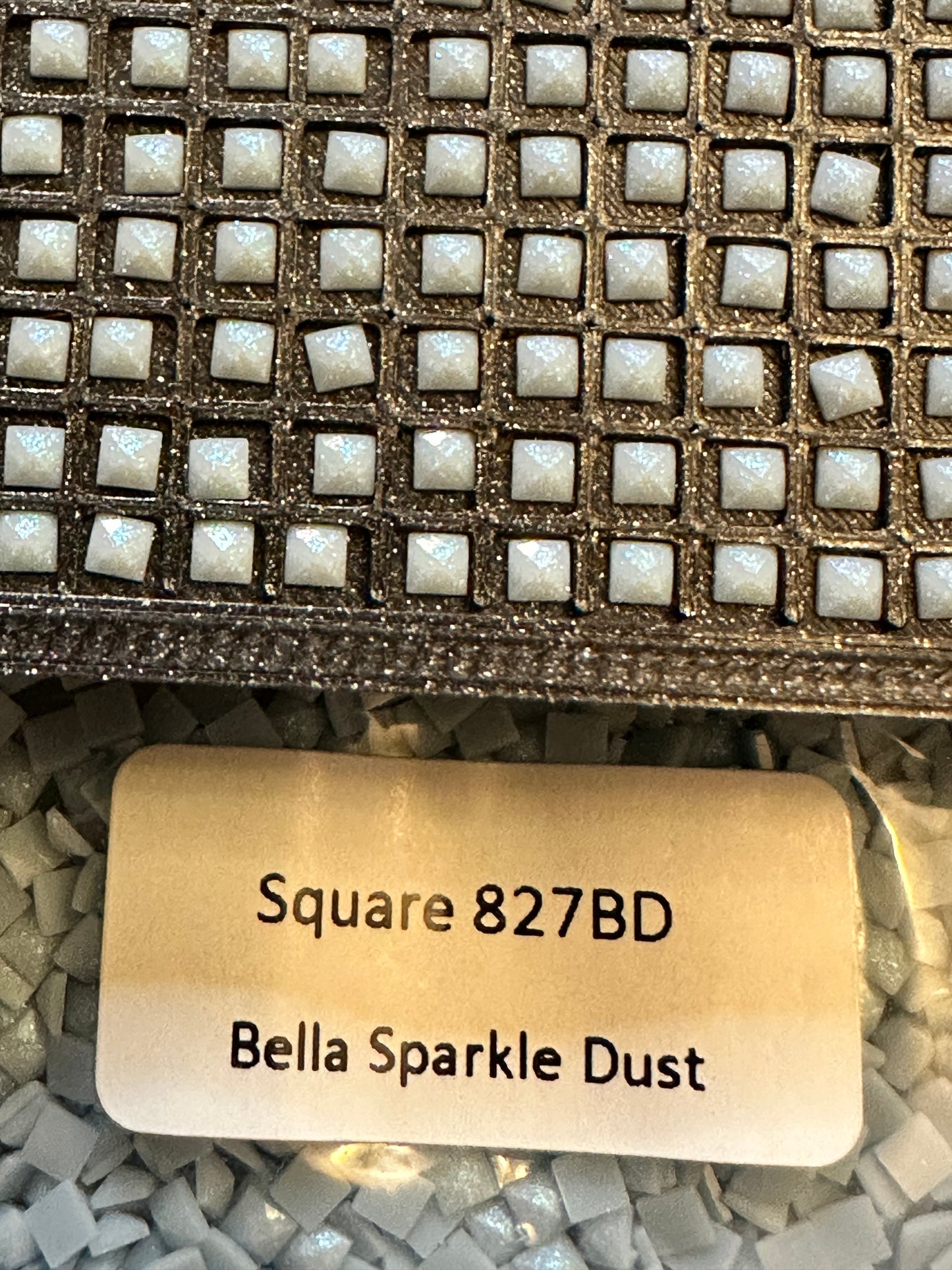 Square Bella Sparkle Dust Diamond Painting Drills in 10 gram bags