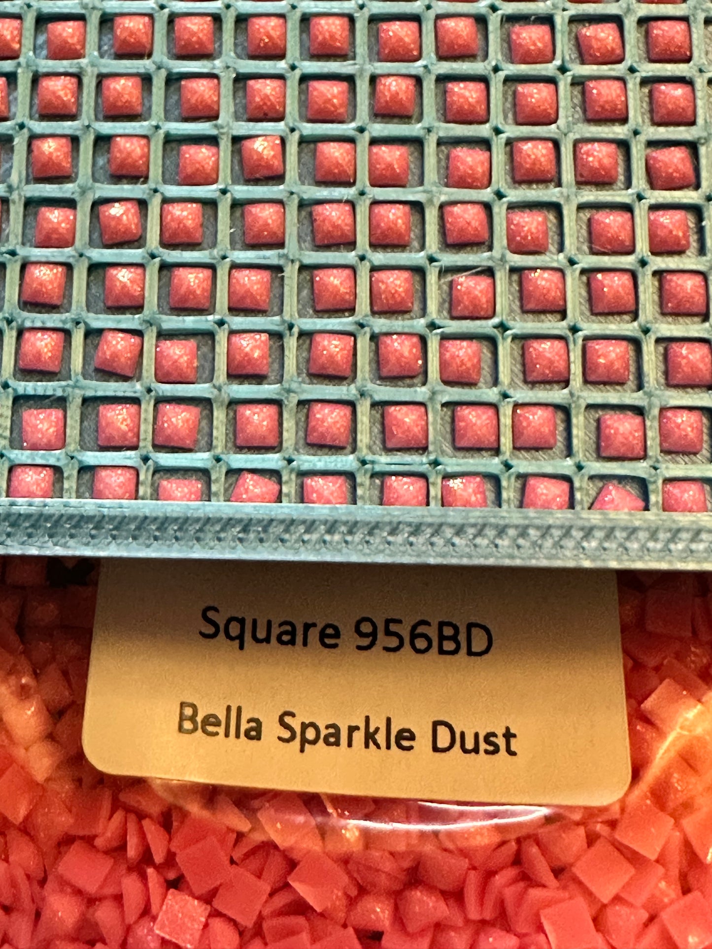 Square Bella Sparkle Dust Diamond Painting Drills in 10 gram bags