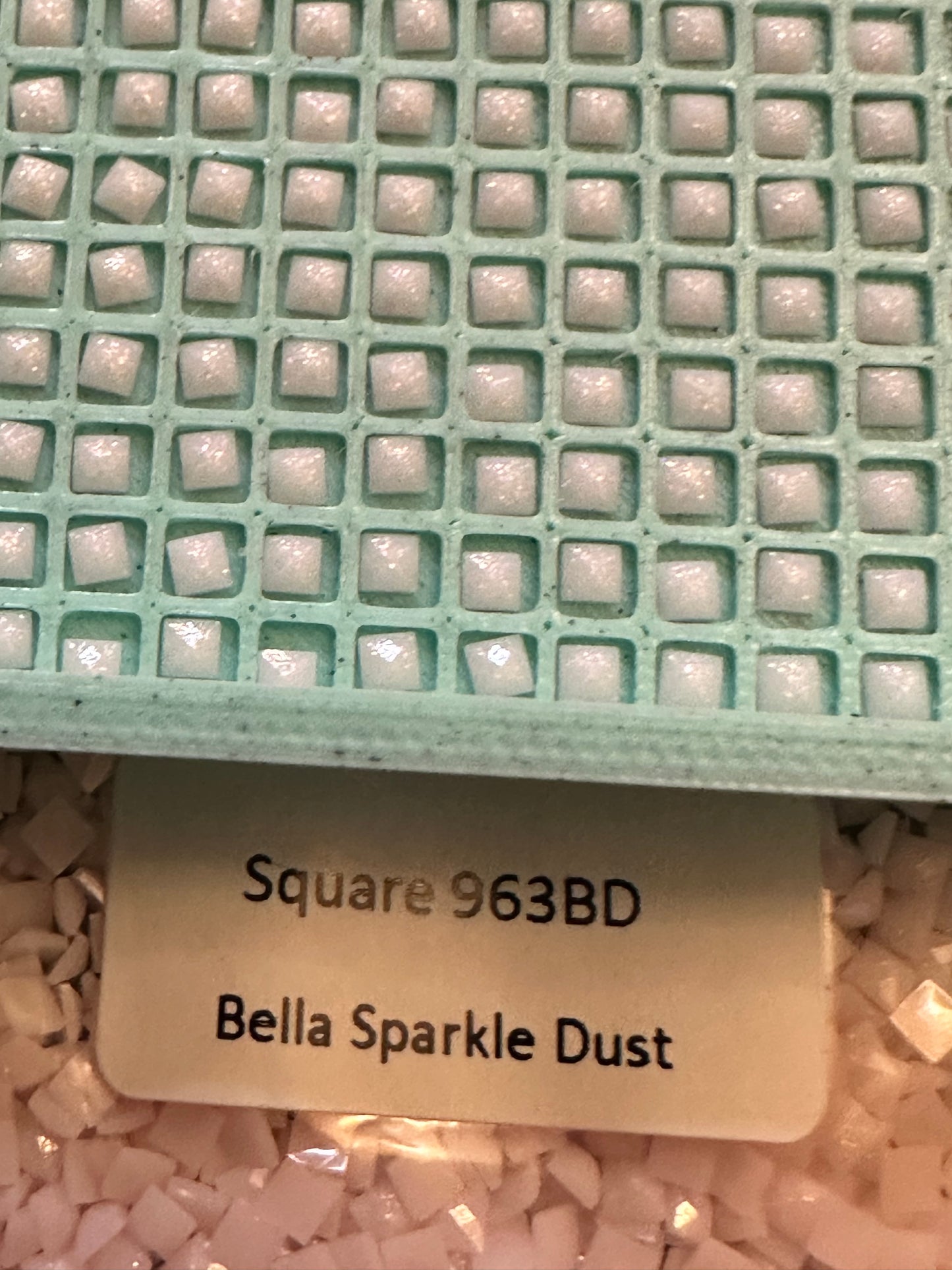 Square Bella Sparkle Dust Diamond Painting Drills in 10 gram bags