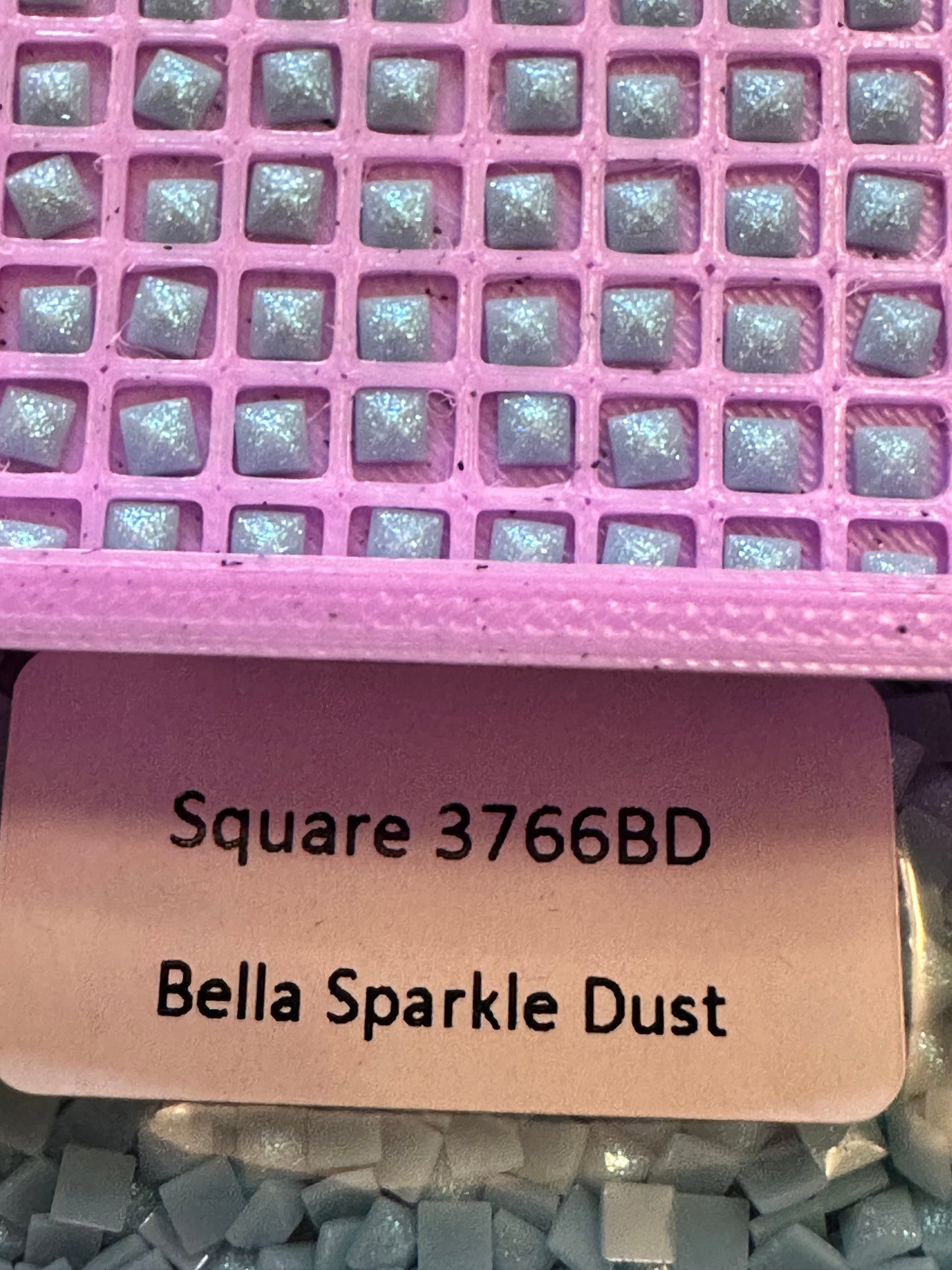 Square Bella Sparkle Dust Diamond Painting Drills in 10 gram bags
