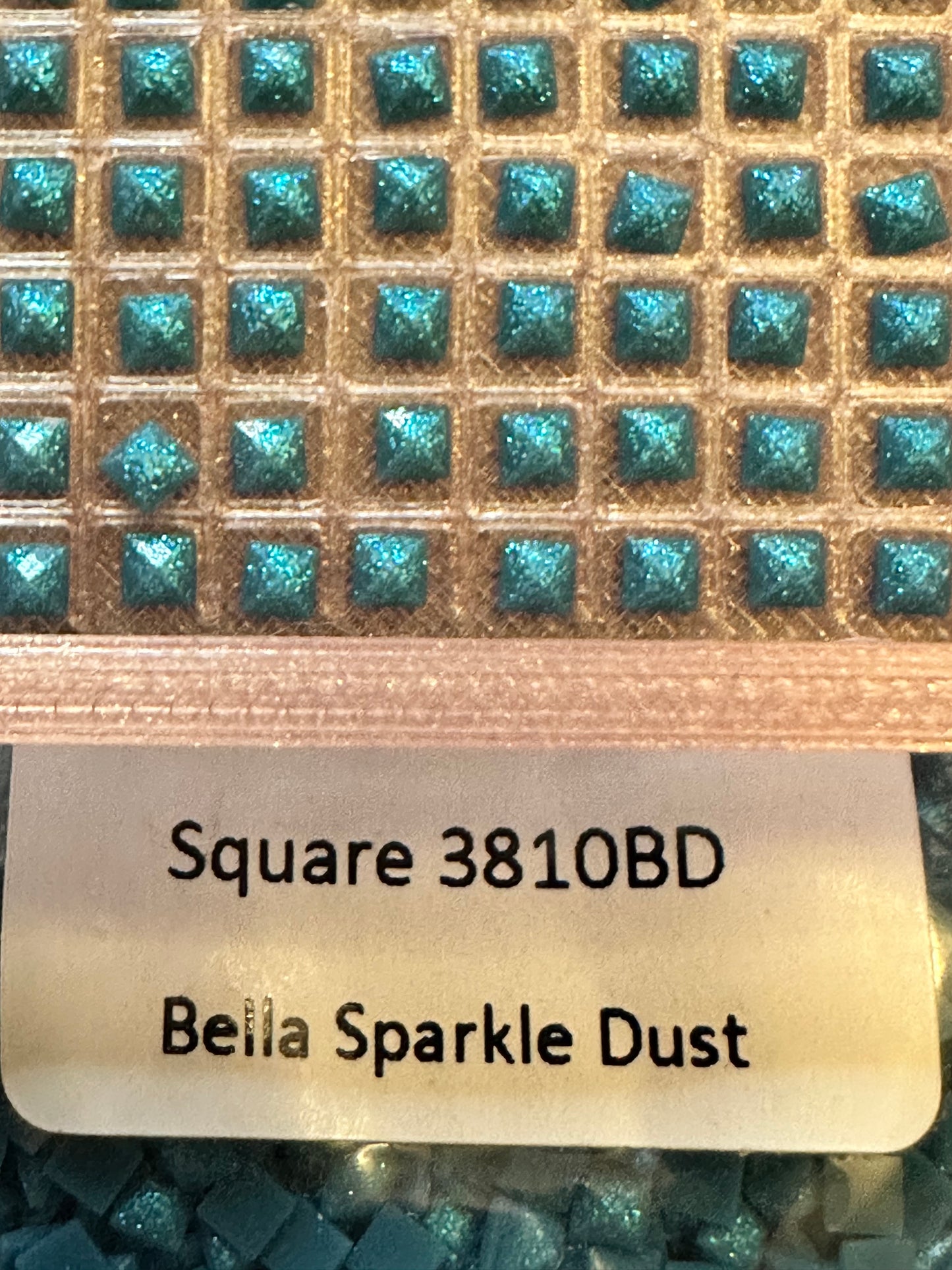 Square Bella Sparkle Dust Diamond Painting Drills in 10 gram bags