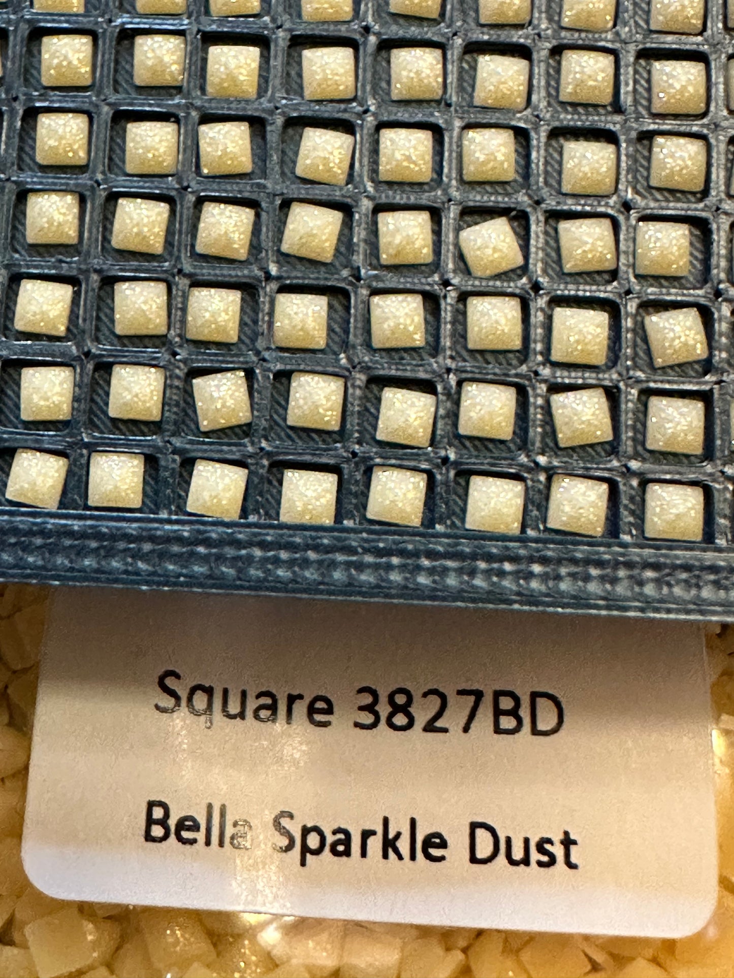 Square Bella Sparkle Dust Diamond Painting Drills in 10 gram bags