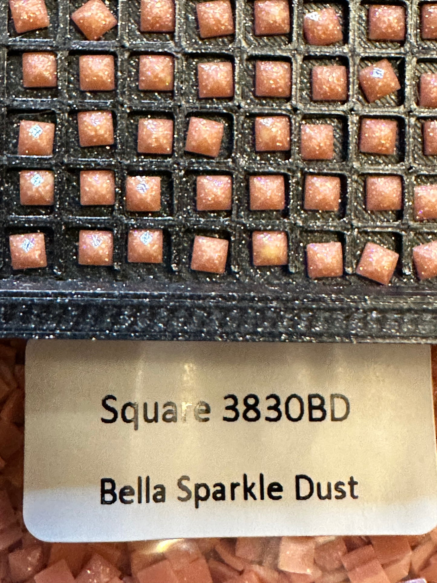 Square Bella Sparkle Dust Diamond Painting Drills in 10 gram bags