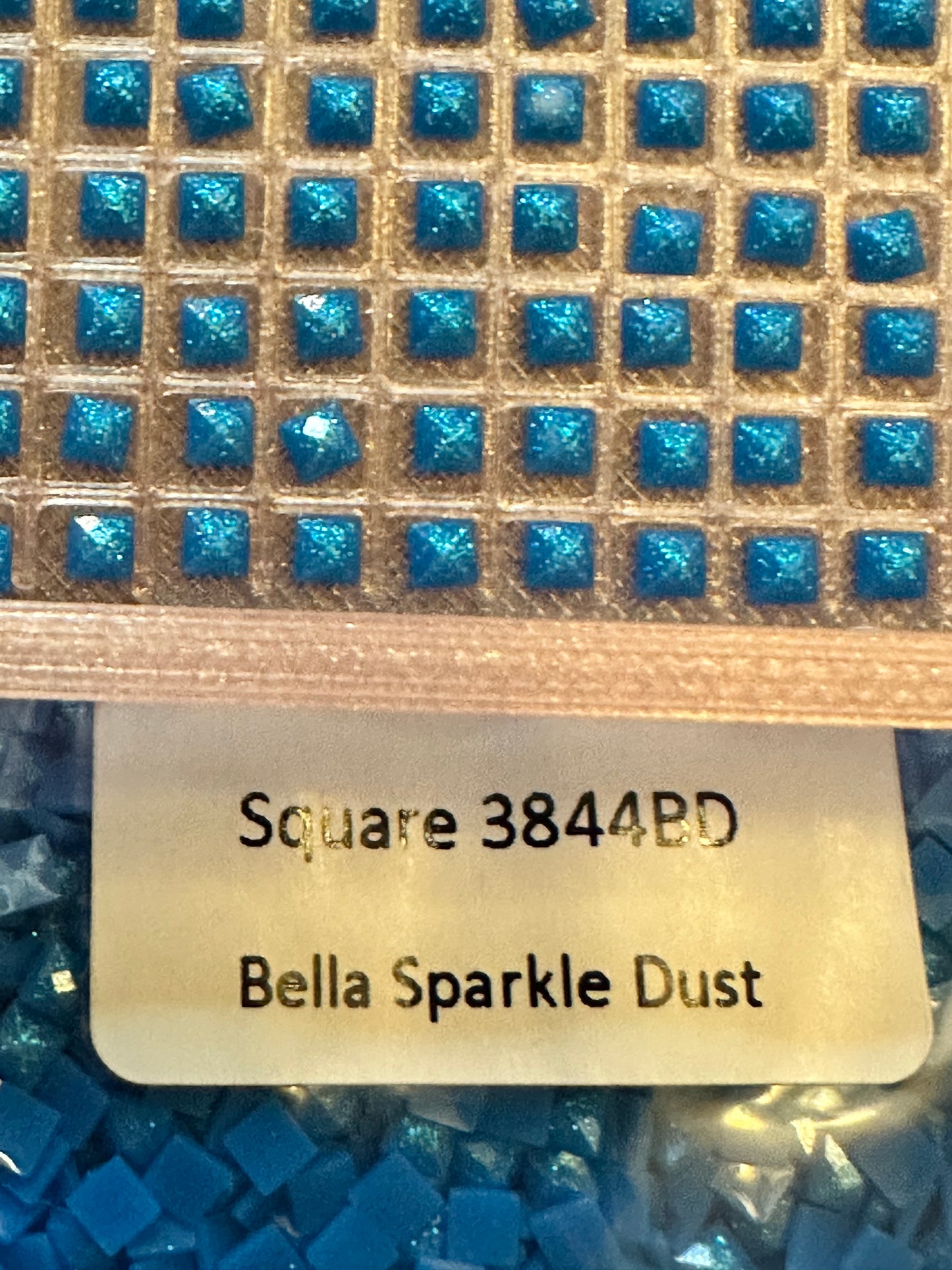 Square Bella Sparkle Dust Diamond Painting Drills in 10 gram bags