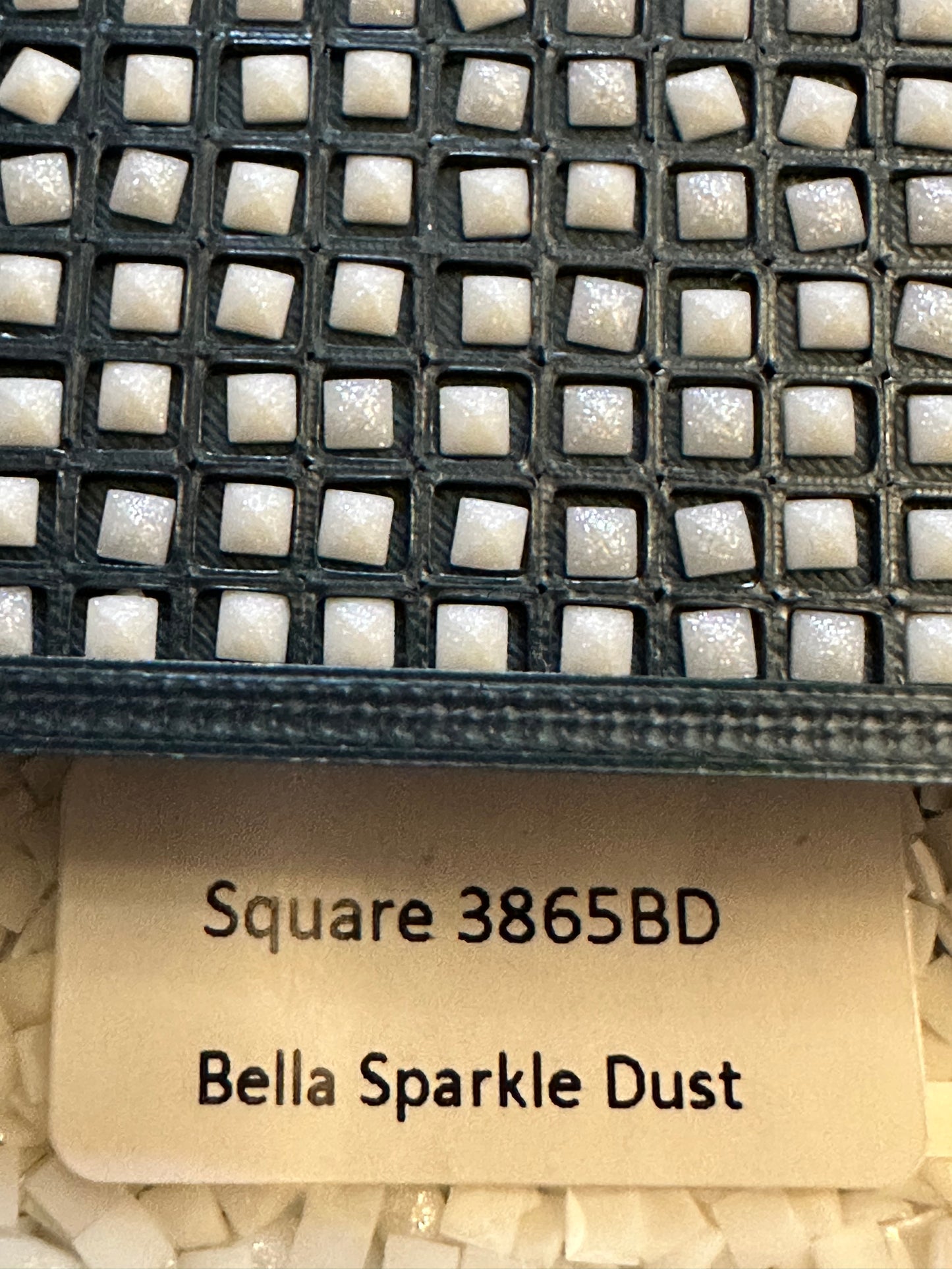 Square Bella Sparkle Dust Diamond Painting Drills in 10 gram bags