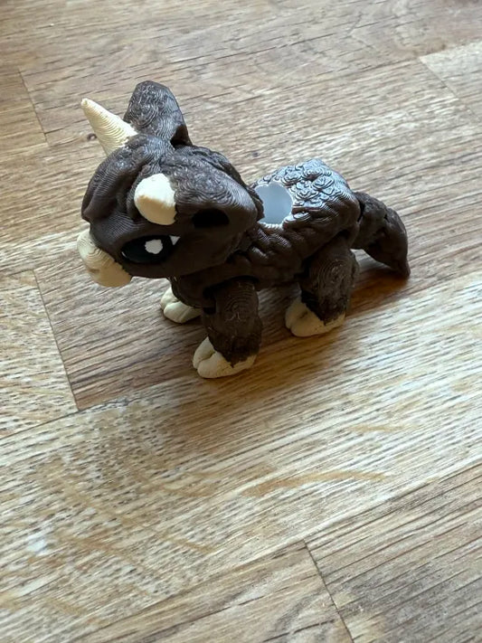 Articulated Straw Buddies - Highland Cow