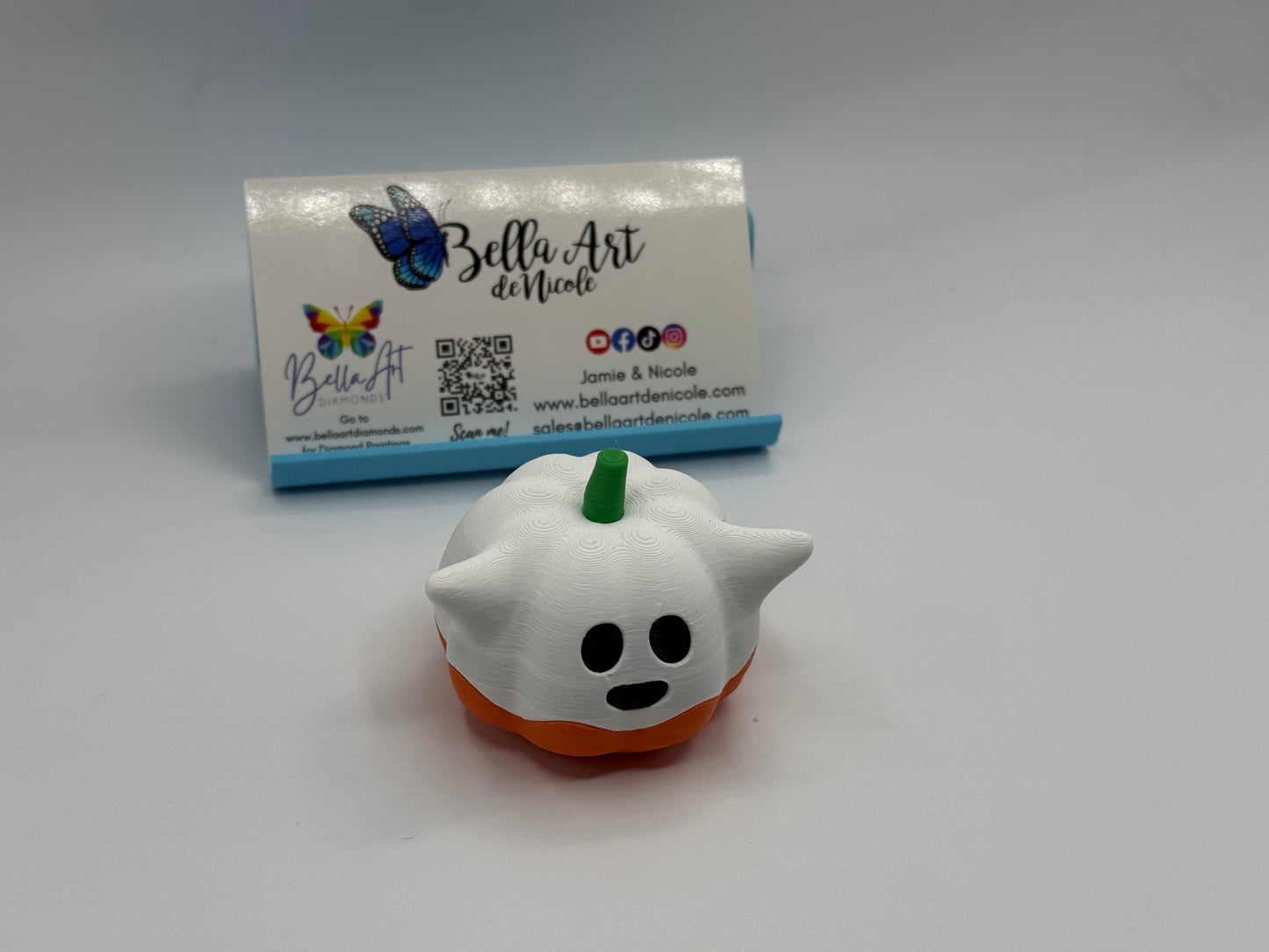 Ghost Pumpkin Wax and Trinket Holder