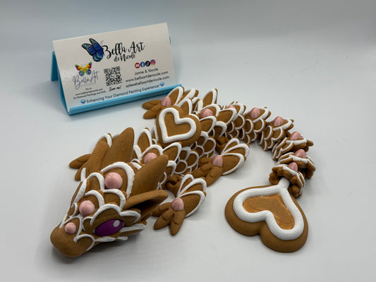 Articulated Guardians - Baby Sugar Heart Cookie Dragon
