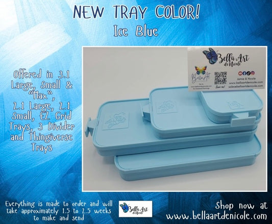 Matte Colors for Multiple Bella Art de Nicole Diamond Painting Stackable Drill Trays