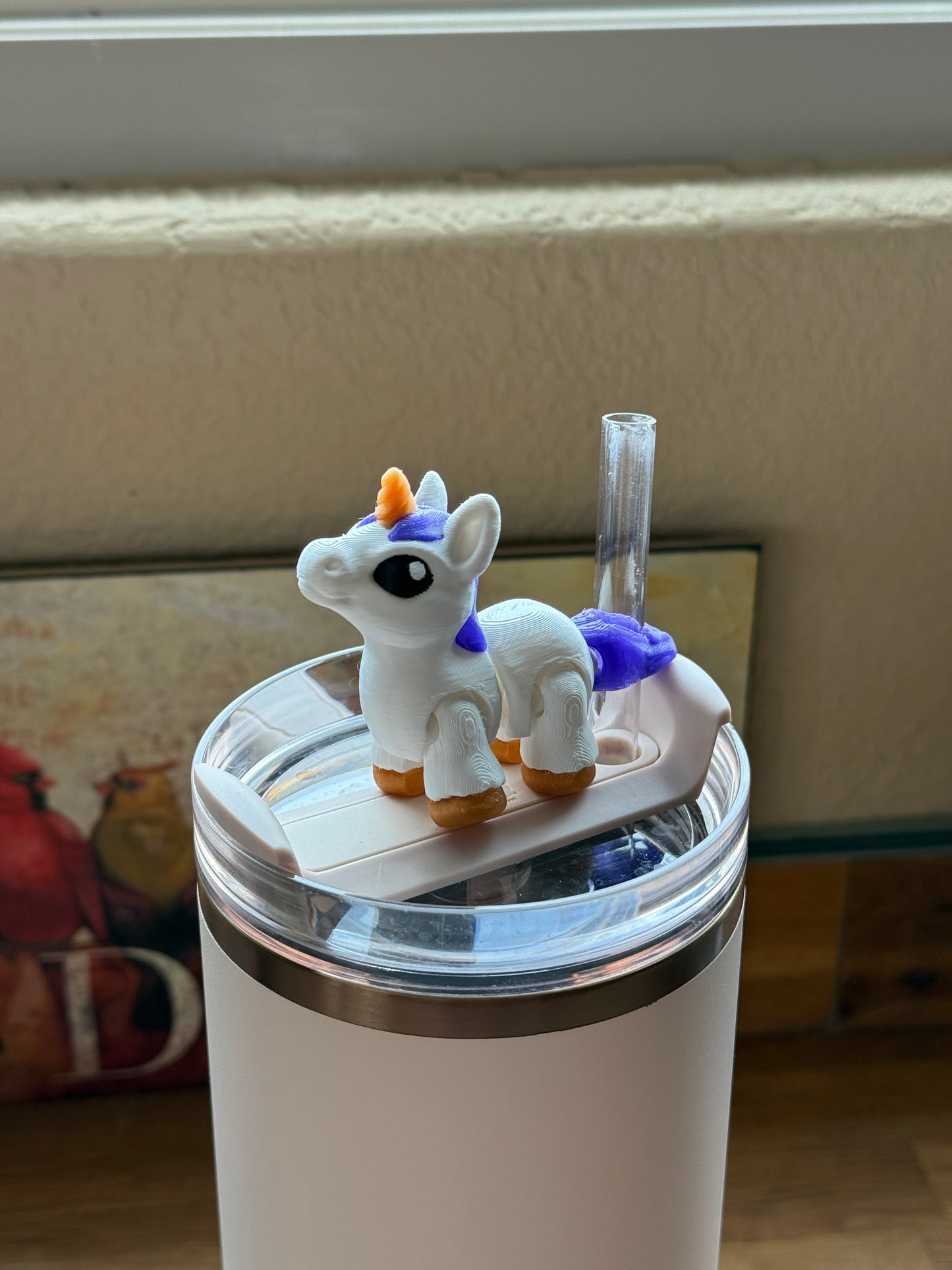 Articulated Straw Buddies - Unicorn