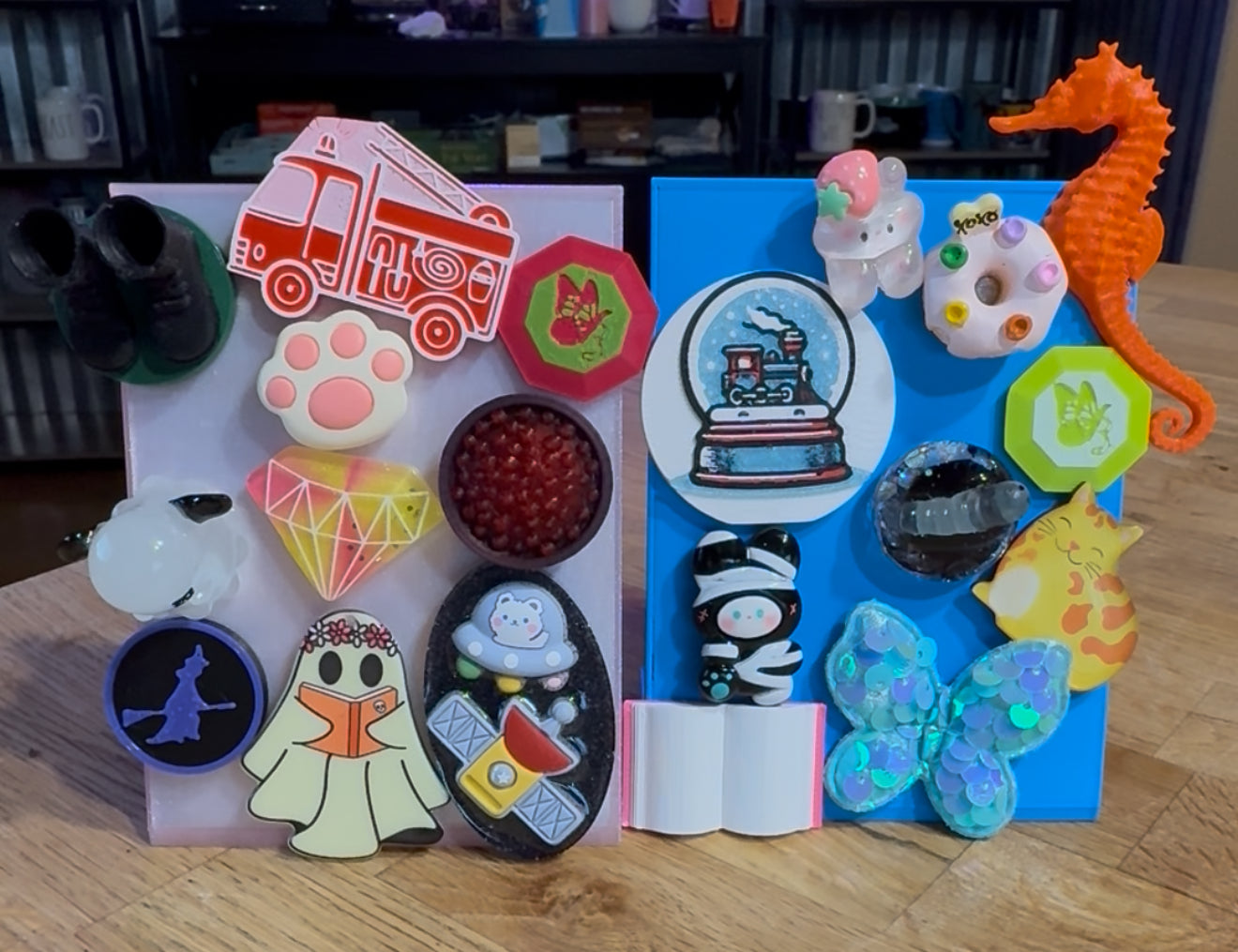 Magnetic Diamond Painting WIP & Coverminder Display Stand