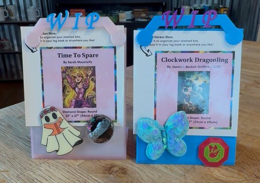 Magnetic Diamond Painting WIP & Coverminder Display Stand