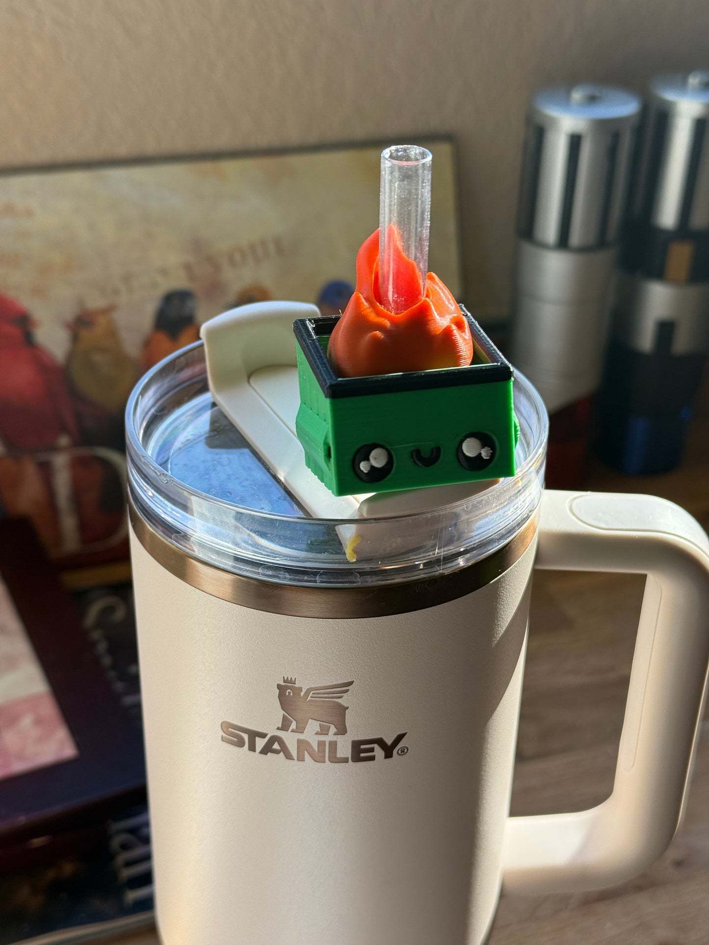 Dumpster Fire Straw Buddy