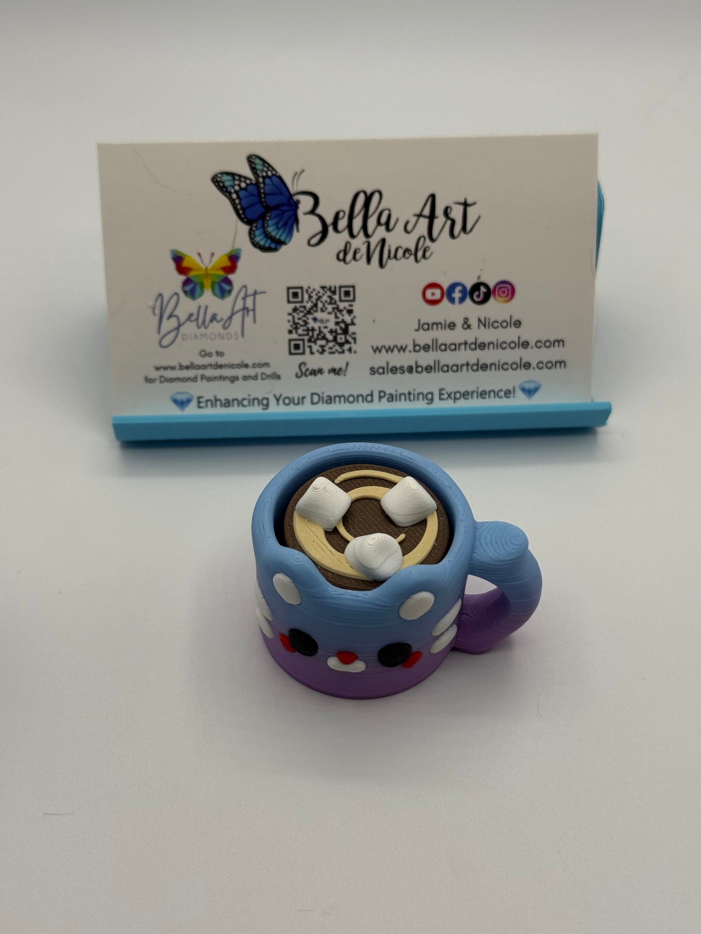 Cute Cat Mug Fidget Clickers w/Magnet