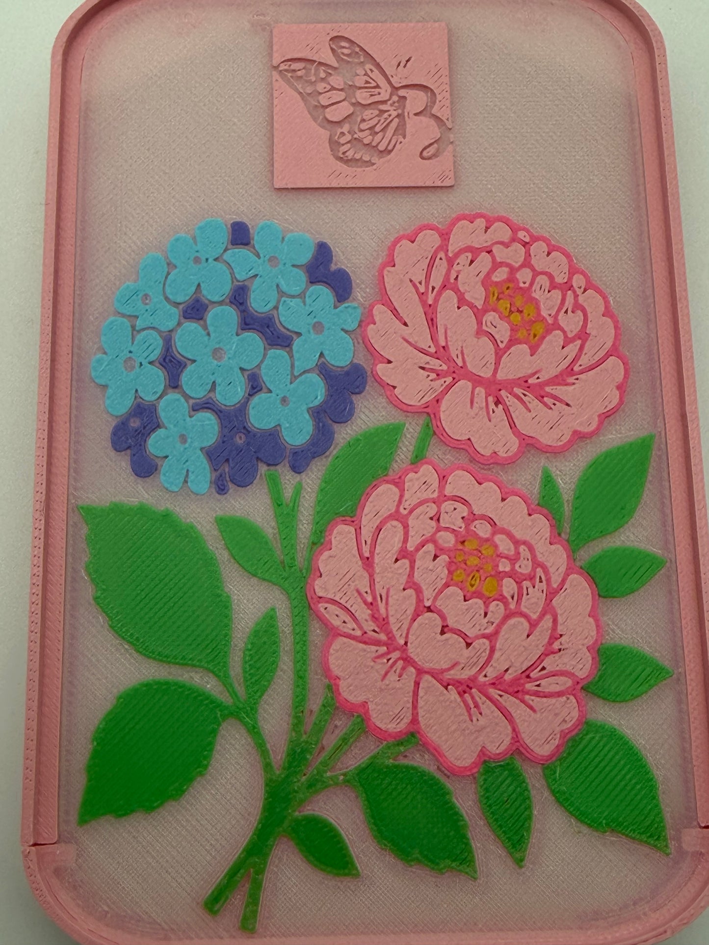 Hydrangea and Peonies Diamond Painting Drill Trays