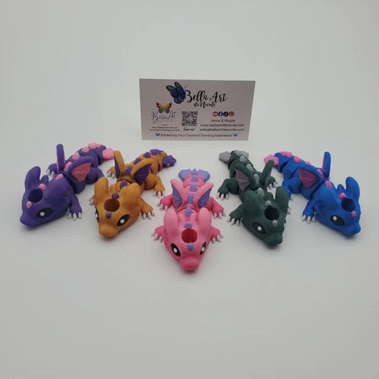 Articulated Straw Buddies - Dragons