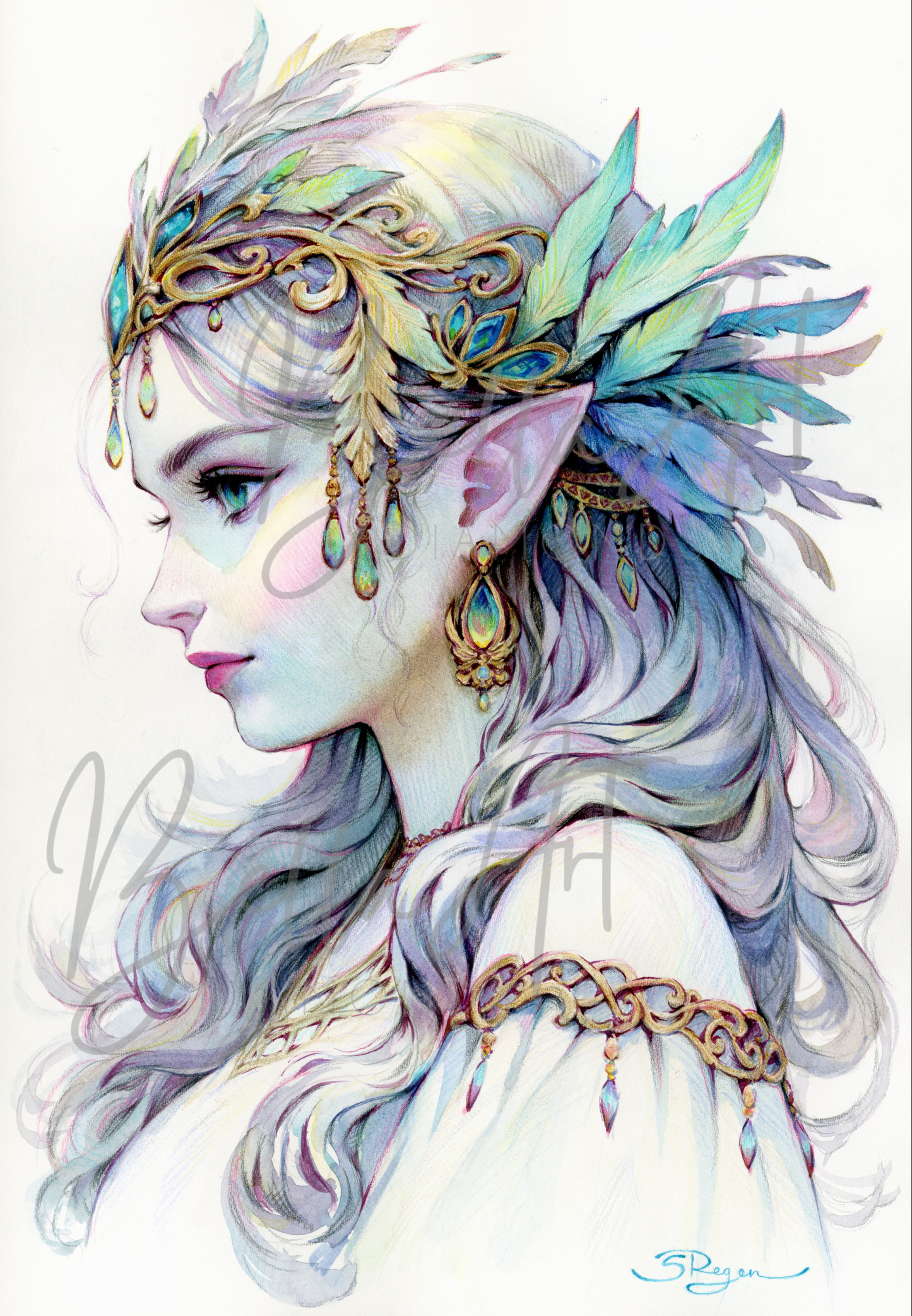 Snow Phoenix Princess