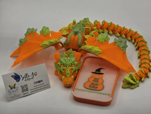 Articulated Dragon Guardians - Pumpkin Wyvern