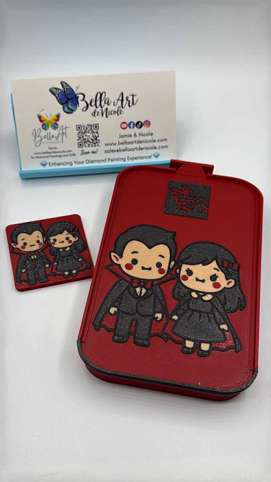 2.2/3.2 Vampire Couple Diamond Painting Drill Trays