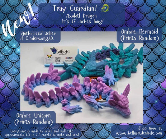 Articulated Dragon Guardians - Axolotl Dragon