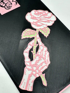 LIMITED Edition Skeleton Hand with Pink Rose Diamond Painting Stackable Drill Trays