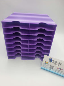 16 Slot Tower for Bella Art de Nicole Large Diamond Painting Trays