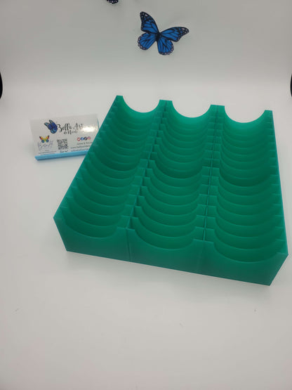 48 Slot Holder for Bags of Drills, Mud, Wax, etc.