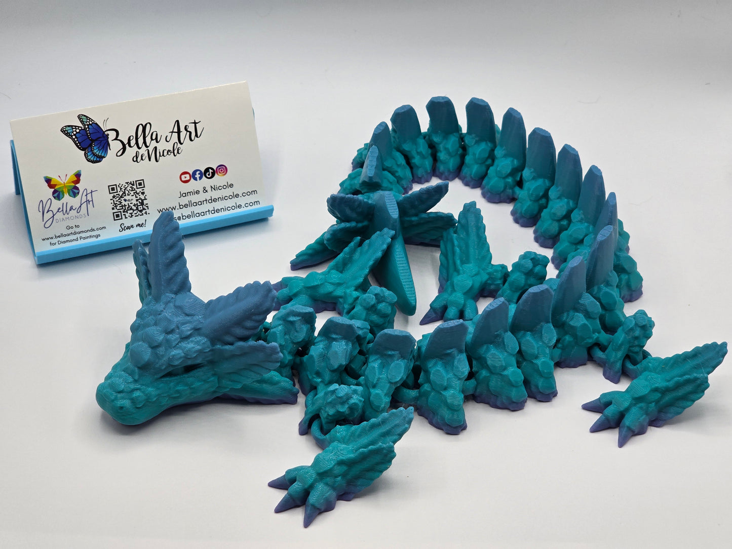 Articulated Dragon Guardians - Axolotl Dragon