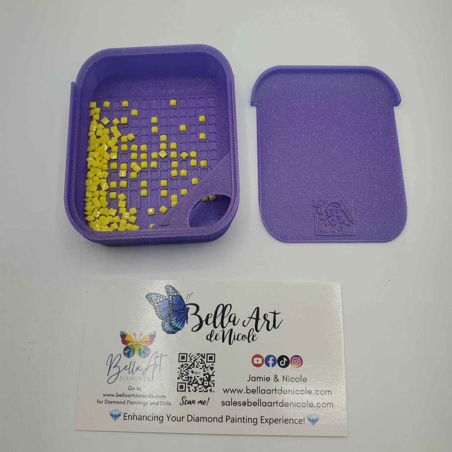 NEW Matte 2.2/3.2 Color Diamond Painting Stackable Drill Trays