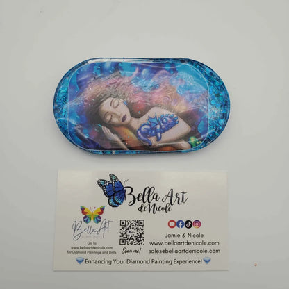Handcrafted Emma Casey Art Resin Coverminders, Trays & Trinket Boxes
