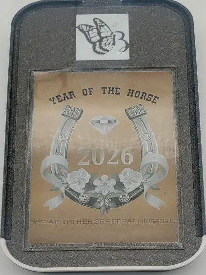 Year of the Horse 3D Printed & Resin Hybrid Diamond Painting Drill Trays