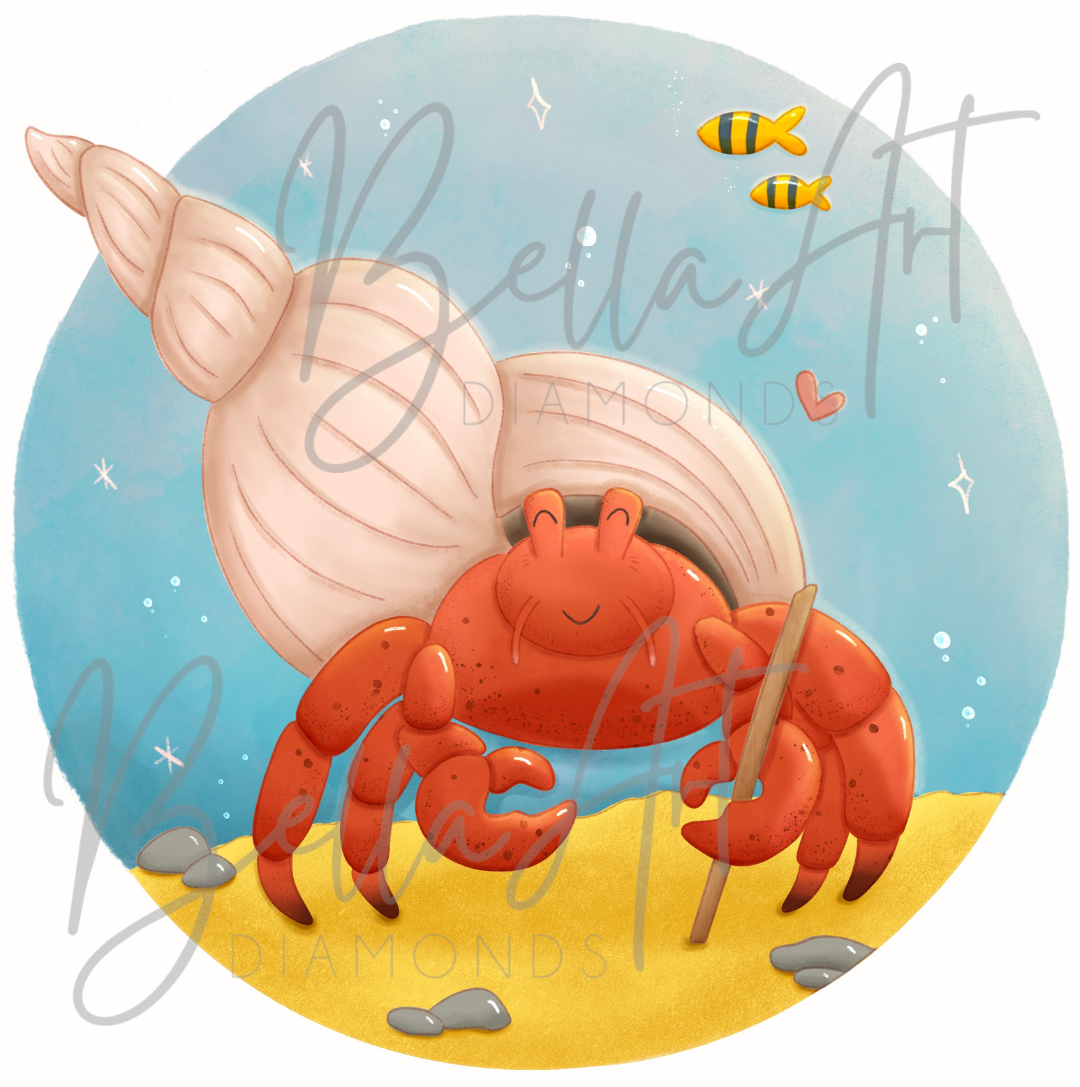 Happy Hermit Crab