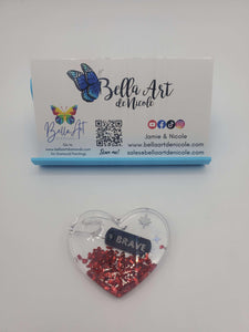 Resin Heart Coverminders