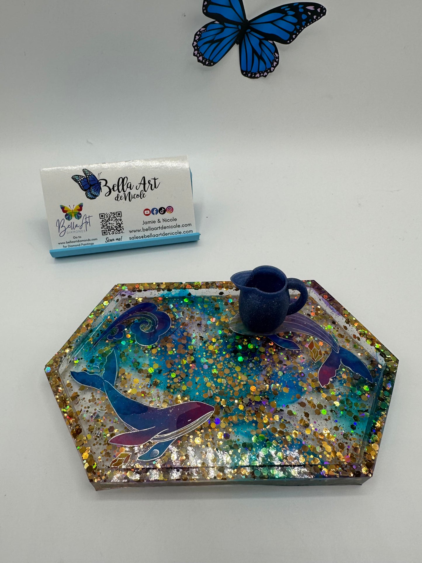 Resin Trays with Magnet & Trashdrill Coverminder (Include color of desired Pitcher in Notes)